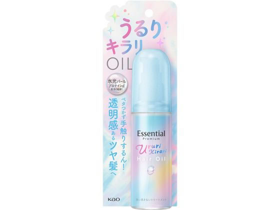 KAO エッセンシャル プレミアム うるりキラリオイル 80mL 1本（ご注文単位1本）【直送品】