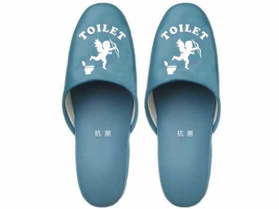 ニッポンスリッパ エンゼルトイレスリッパ M ブルー 303282 1足（ご注文単位1足）【直送品】