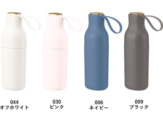 トレードワークス コンパクトボトル 遮光アンブレラ UPF50+ ネイビー 1本(ご注文単位1本)【直送品】