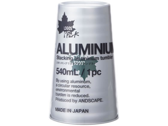 サンナップ アルミタンブラー ロゴスパーク 540mL C540ALP 1個(ご注文単位1個)【直送品】