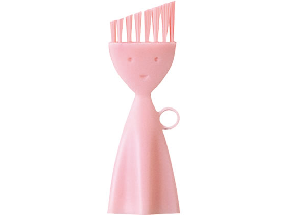 マーナ お弁当箱洗いブラシ ピンク K187P 1個（ご注文単位1個）【直送品】