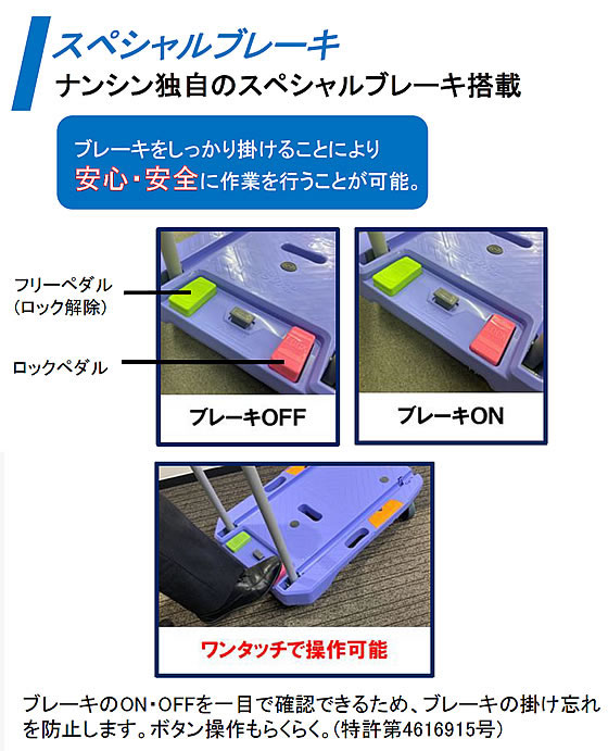 ナンシン サイレントマスター NEXTコンパクトキャリー 150kg荷重 NCC-101B2 1台（ご注文単位1台）【直送品】