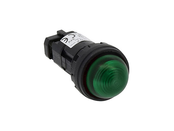 IDEC HWシリーズパイロットライトφ22 突形LED HW1P-2Q4G 1個(ご注文単位1個)【直送品】