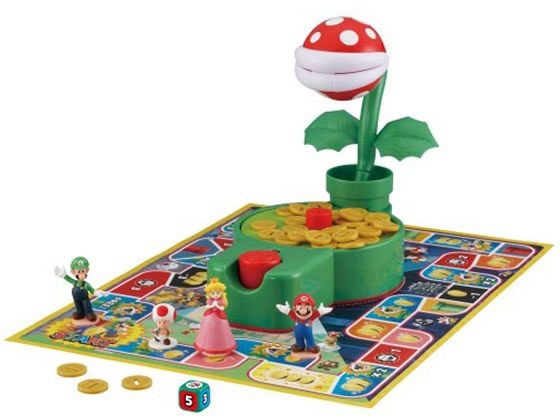 エポック社 スーパーマリオ かみつき注意!パックンフラワーゲーム 1個（ご注文単位1個）【直送品】