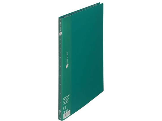 プラス クリアーファイル スーパーエコノミー A4 20ポケット グリーン 88-423 1冊(ご注文単位1冊)【直送品】