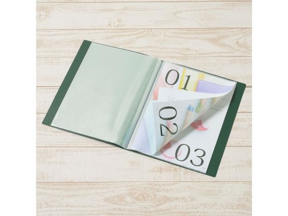 プラス クリアーファイル スーパーエコノミー A4 グリーン 88-423 10冊 1箱(ご注文単位1箱)【直送品】