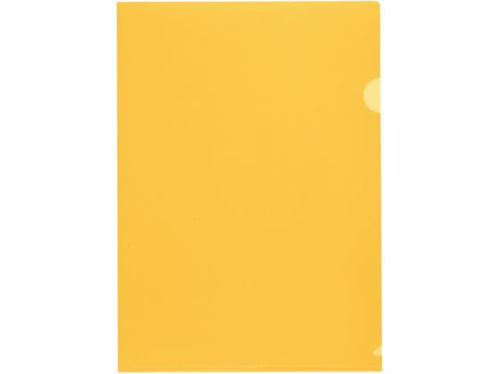 プラス クリアーホルダー高透明 A4 10枚 オレンジ 80167 FL-184HO 1パック（ご注文単位1パック）【直送品】