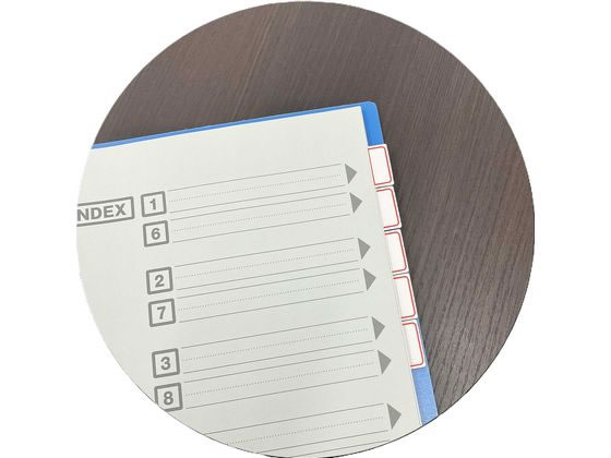 ビュートン インデックスラベル 大 青 15シート入 IDL-103B 1パック(ご注文単位1パック)【直送品】