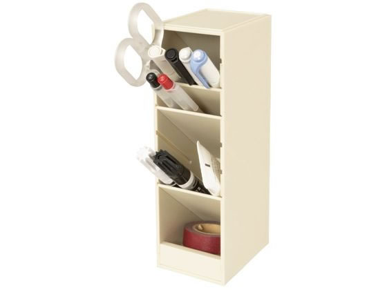 カール事務器 ツールスタンド・カスタム スリムサイズ アイボリー TS-011-I 1個（ご注文単位1個）【直送品】