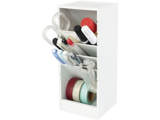 カール事務器 ツールスタンド・カスタム ワイドサイズ ホワイト TS-012-W 1個（ご注文単位1個）【直送品】