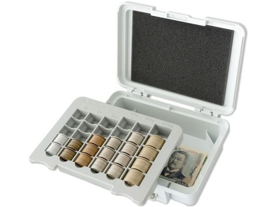 カール事務器 手提金庫 ポータブルキャッシュケース ホワイト CX-003-W 1個（ご注文単位1個）【直送品】