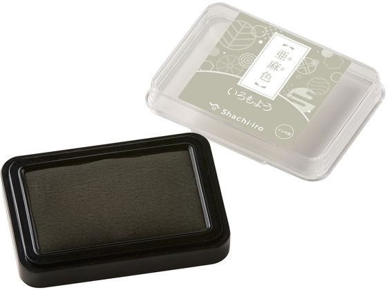 シヤチハタ いろもよう 亜麻色 HAC-1-PGR 1個(ご注文単位1個)【直送品】