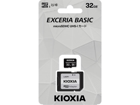 キオクシア microSDメモリカード EXCERIABASIC32GB KCA-MC032GS 1個（ご注文単位1個）【直送品】