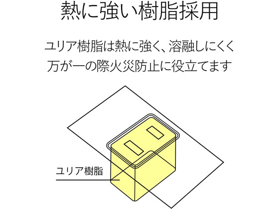 エレコム シャッタータップ 2P式3個口 2m ホワイト T-ST02-22320WH 1個(ご注文単位1個)【直送品】