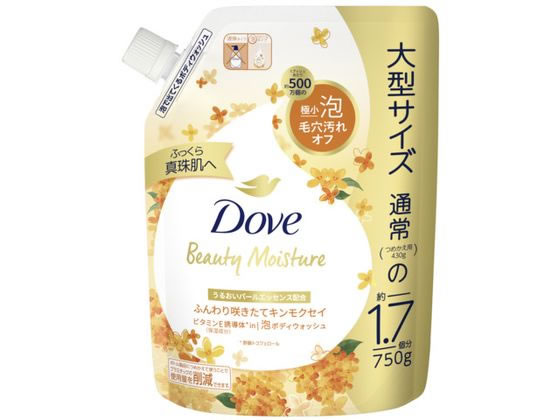 ユニリーバ ダヴ 泡ボディウォッシュ キンモクセイ 詰替 750g 1個（ご注文単位1個）【直送品】
