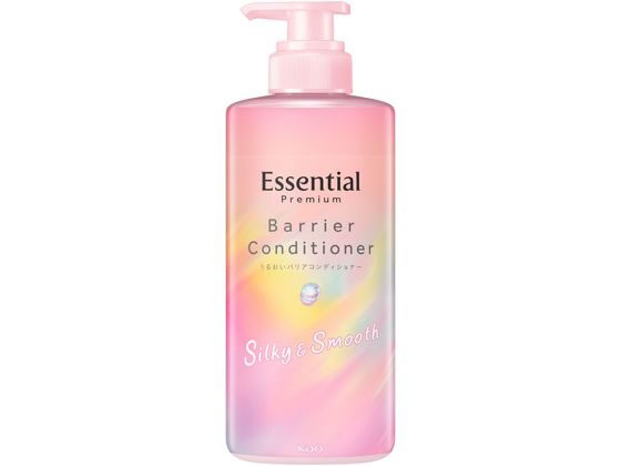 KAO エッセンシャル プレミアム バリアコンディショナー シルキー ポンプ 450mL 1本（ご注文単位1本）【直送品】