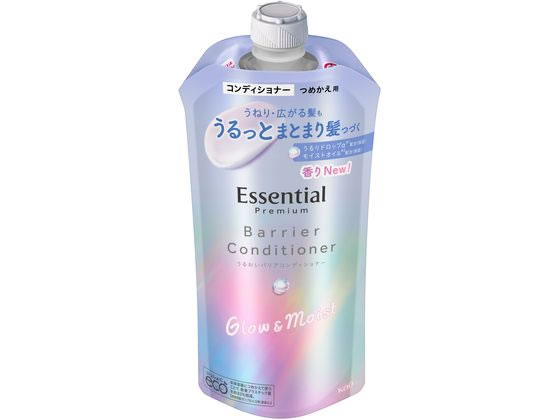 KAO エッセンシャル プレミアム バリアコンディショナー グロウ 替え 340mL 1個（ご注文単位1個）【直送品】
