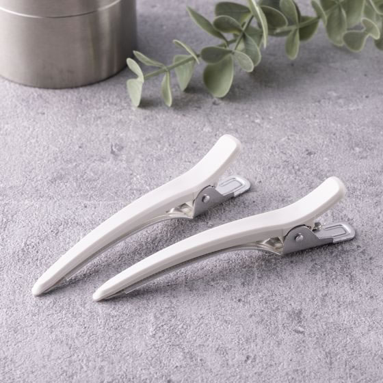 貝印 NERO BIANCO ヘアクリップ 2P KQ3510 1セット（ご注文単位1セット）【直送品】