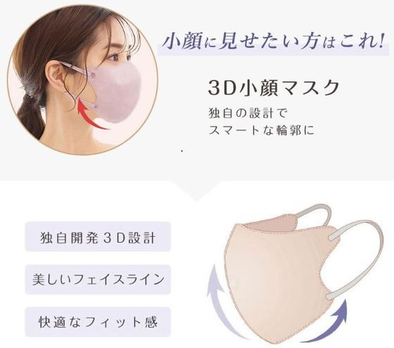 La Bella CICIBELLA 3D冷感マスク オールドレース 30枚入 BOX 1個（ご注文単位1個）【直送品】