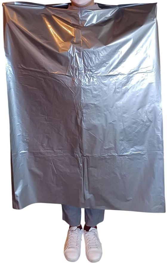 和弘プラスチック工業 目隠しポンチョ付いつどこオイトイレ 2回分 1セット（ご注文単位1セット）【直送品】