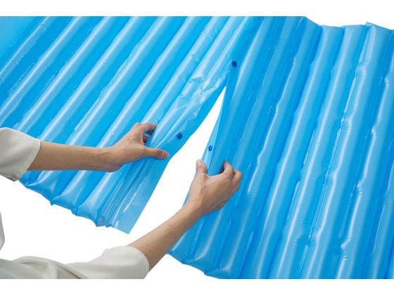 和弘プラスチック工業 緊急災害時使用エアざぶとんセット 1セット(ご注文単位1セット)【直送品】