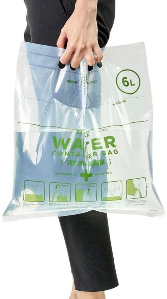 和弘プラスチック工業 ウォーターコンテナバッグ 6L WPB-WCB-006 1枚(ご注文単位1枚)【直送品】