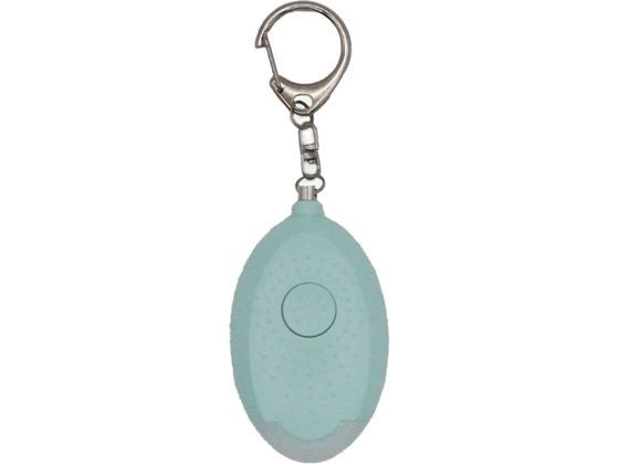 グローバル・ジャパン ライト付き防犯ブザーキーリング ミント 1個（ご注文単位1個）【直送品】