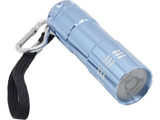 グローバル・ジャパン LEDminiライト カラビナ付き ライトブルー 1個（ご注文単位1個）【直送品】