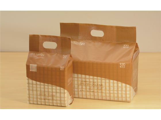 ファーストレイト カウンタークロス5R 30×60cm ベージュ 100枚 FR-5561 1袋（ご注文単位1袋）【直送品】