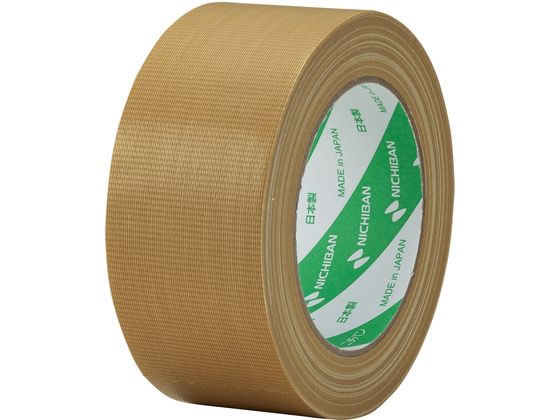 ニチバン 布粘着テープ 50mm×25m 黄土 121N-50 1巻(ご注文単位1巻)【直送品】