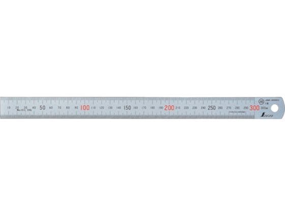 シンワ 直尺シルバー300mm 13013 1本（ご注文単位1本）【直送品】