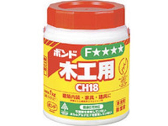 コニシ ボンド木工用 CH18 1kg(ポリ缶) #40127 CH18-1 1個(ご注文単位1個)【直送品】