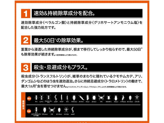 フマキラー 根まで枯らす虫よけ除草王プレミアム 2L 1個(ご注文単位1個)【直送品】