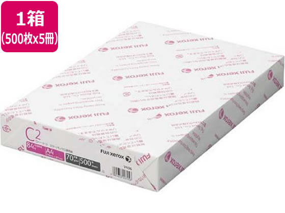 富士フイルムBI モノクロ・カラー兼用コピーペーパーC2 A4 500枚 5冊 1箱（ご注文単位1箱）【直送品】