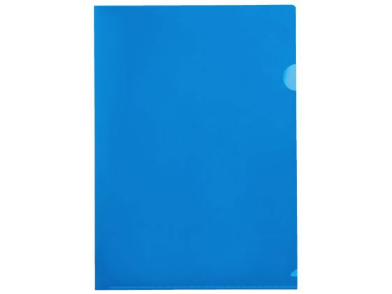 スマートバリュー カラーホルダー A4 青 20枚 D611J-BL 1パック(ご注文単位1パック)【直送品】