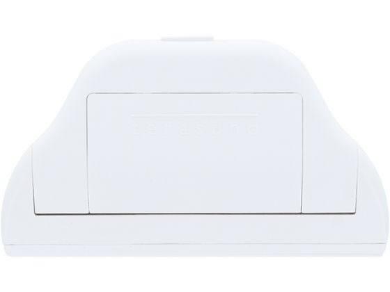 サンスター文具 ひかるクリップ terasuno ホワイト S3625117 1個(ご注文単位1個)【直送品】