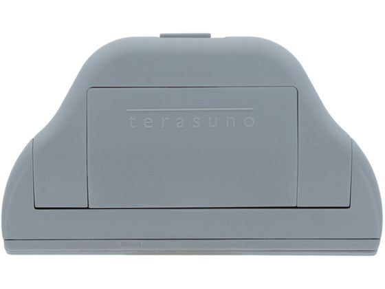 サンスター文具 ひかるクリップ terasuno グレー S3625125 1個(ご注文単位1個)【直送品】