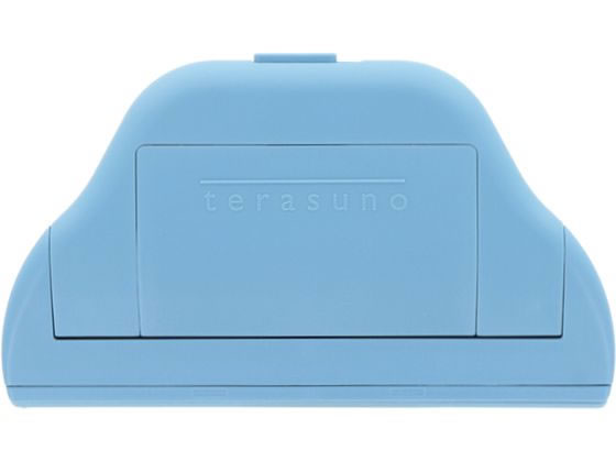 サンスター文具 ひかるクリップ terasuno ブルー S3625141 1個(ご注文単位1個)【直送品】