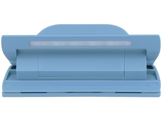 サンスター文具 ひかるクリップ terasuno ブルー S3625141 1個(ご注文単位1個)【直送品】