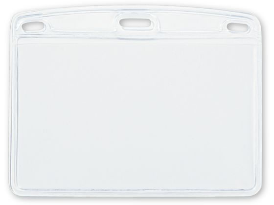 オープン工業 名札用ケース ソフトヨコ名刺 10枚入 NX-112 1袋(ご注文単位1袋)【直送品】