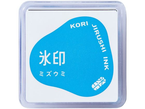 キングジム 透明スタンプ 氷印 スタンプパッド ミズウミ CLP-001 1個（ご注文単位1個）【直送品】