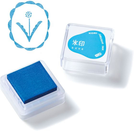 キングジム 透明スタンプ 氷印 スタンプパッド ミズウミ CLP-001 1個(ご注文単位1個)【直送品】