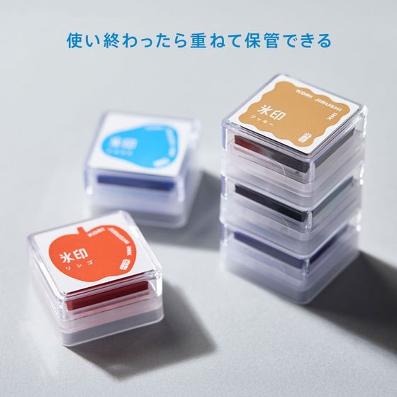 キングジム 透明スタンプ 氷印 スタンプパッド モリ CLP-002 1個（ご注文単位1個）【直送品】