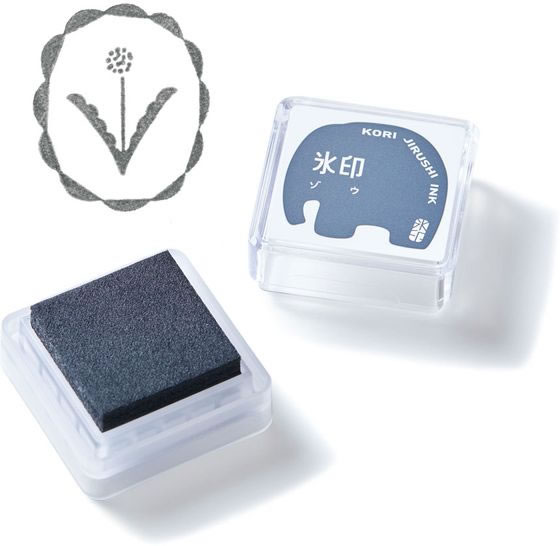 キングジム 透明スタンプ 氷印 スタンプパッド ゾウ CLP-008 1個（ご注文単位1個）【直送品】