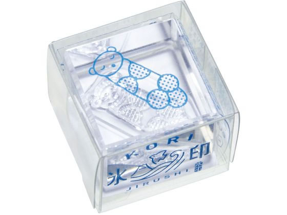 キングジム 透明スタンプ 氷印 ラッコ CLSA22-003 1個（ご注文単位1個）【直送品】