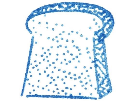 キングジム 透明スタンプ 氷印 ショクパン CLSA22-004 1個(ご注文単位1個)【直送品】