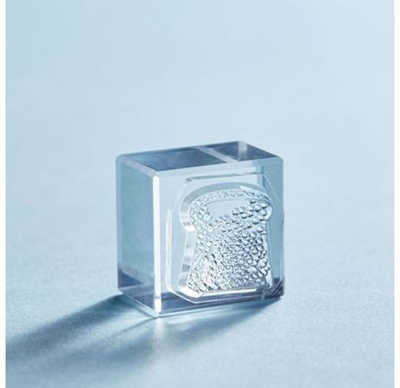 キングジム 透明スタンプ 氷印 ショクパン CLSA22-004 1個(ご注文単位1個)【直送品】