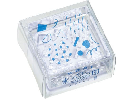 キングジム 透明スタンプ 氷印 ニュアンス CLSA33-001 1個（ご注文単位1個）【直送品】