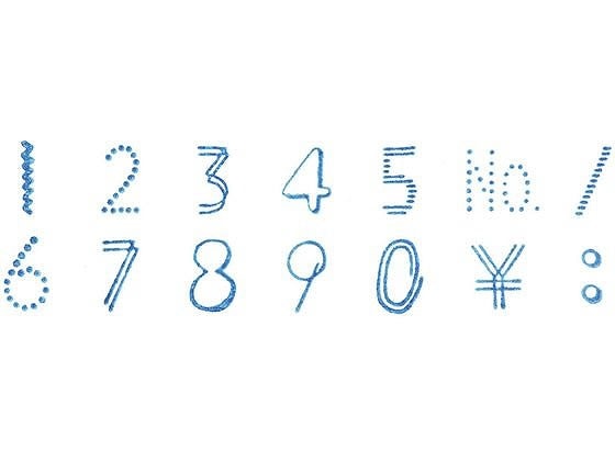 キングジム 透明スタンプ 氷印 ナンバー CLSA26-003 1個(ご注文単位1個)【直送品】