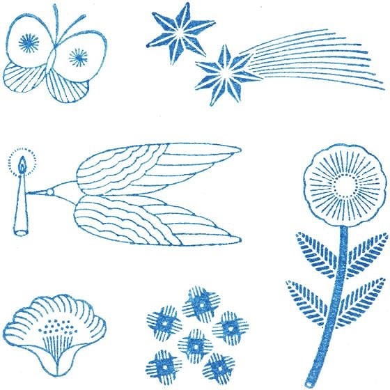 キングジム 透明スタンプ 氷印 セット ヒカリセット CLSSA-004 1セット（ご注文単位1セット）【直送品】